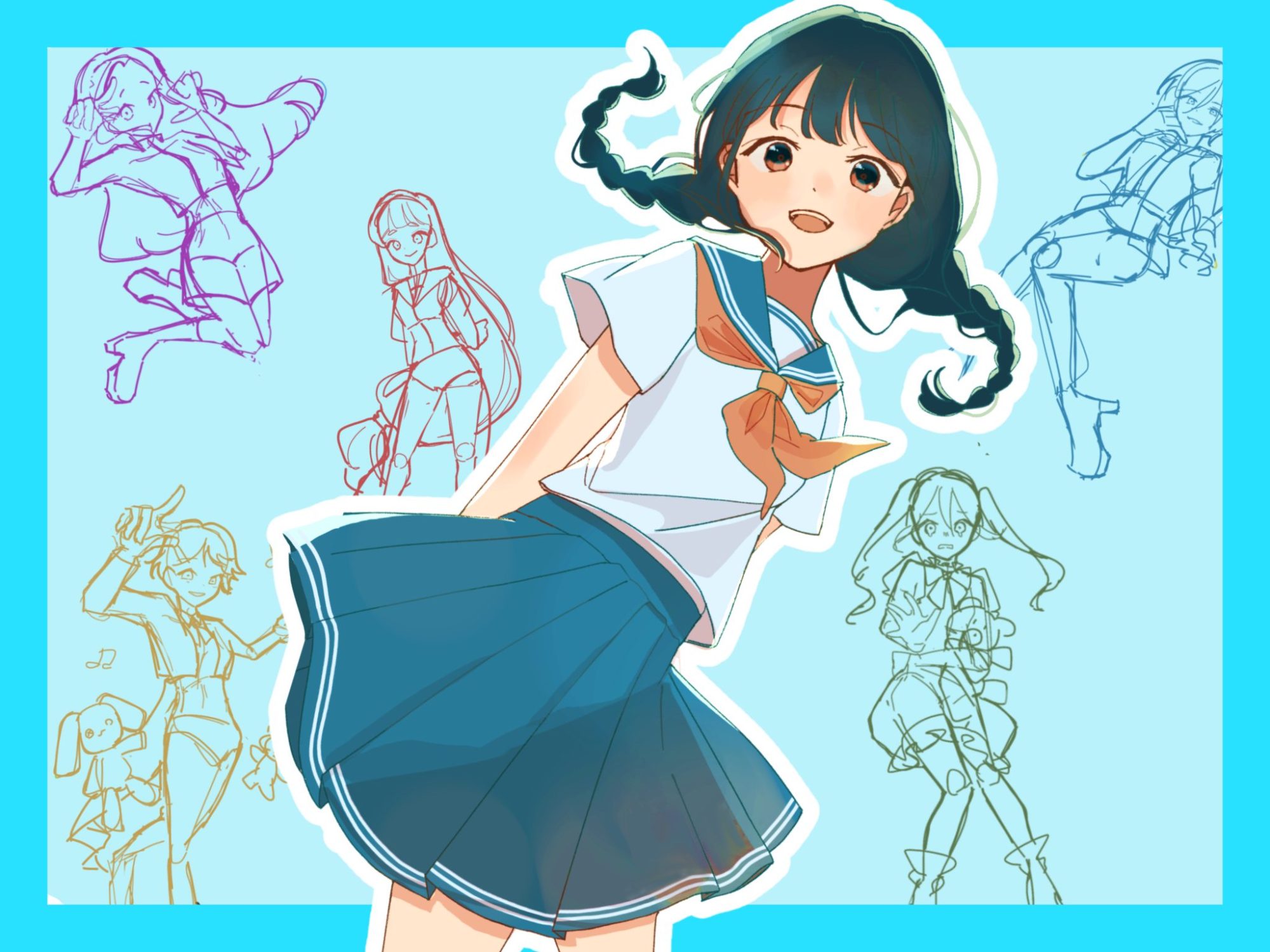 初心者も簡単！立ち絵の描き方 - オンラインイラスト教室アタムアカデミー