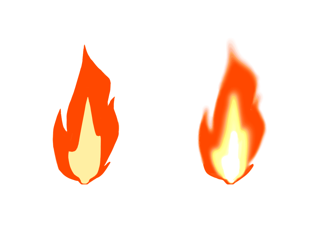 効果的にツールを使った自然物 火 の描き方 イラストアプリ Ibispaint編 Atam Academy