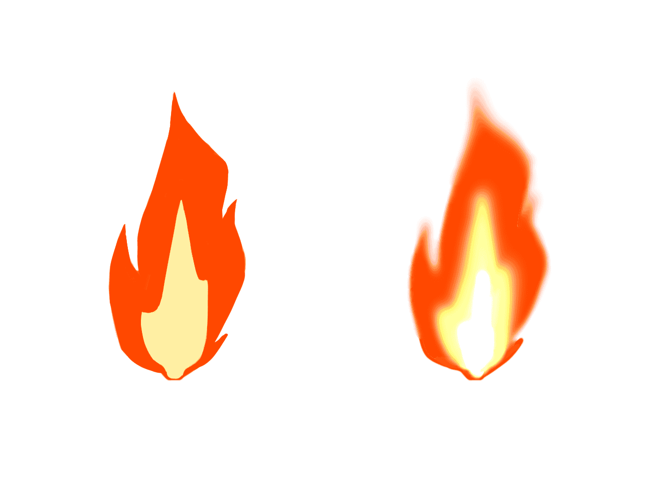 炎 描き 方