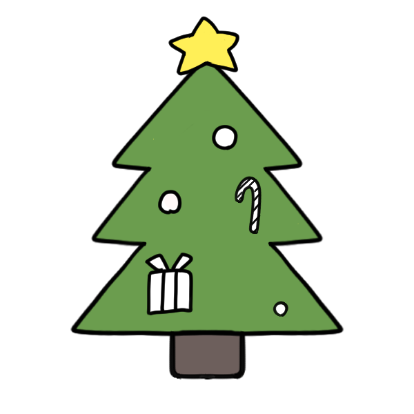初心者も簡単！クリスマスのイラストの描き方 - オンラインイラスト 