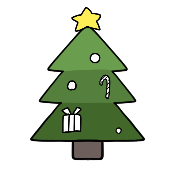 初心者も簡単！クリスマスのイラストの描き方 - オンラインイラスト 