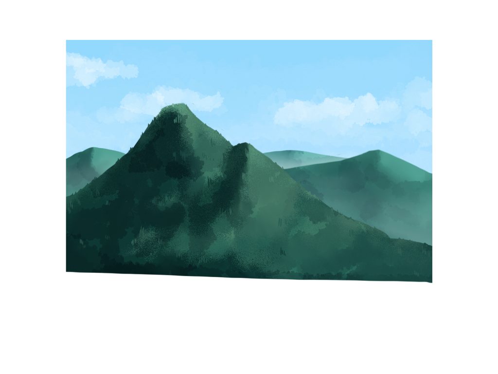 初心者も簡単！山のイラストの描き方 - オンラインイラスト教室アタム 