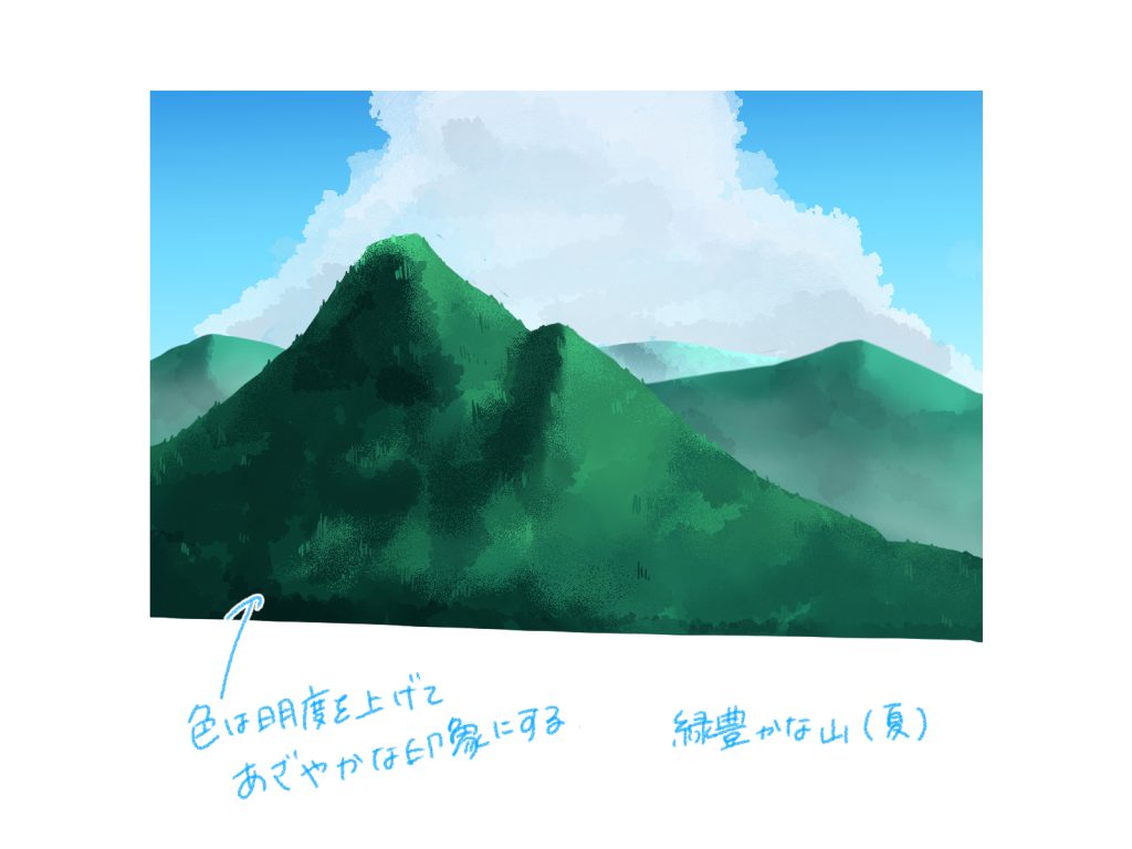 初心者も簡単！山のイラストの描き方 - オンラインイラスト教室アタム 