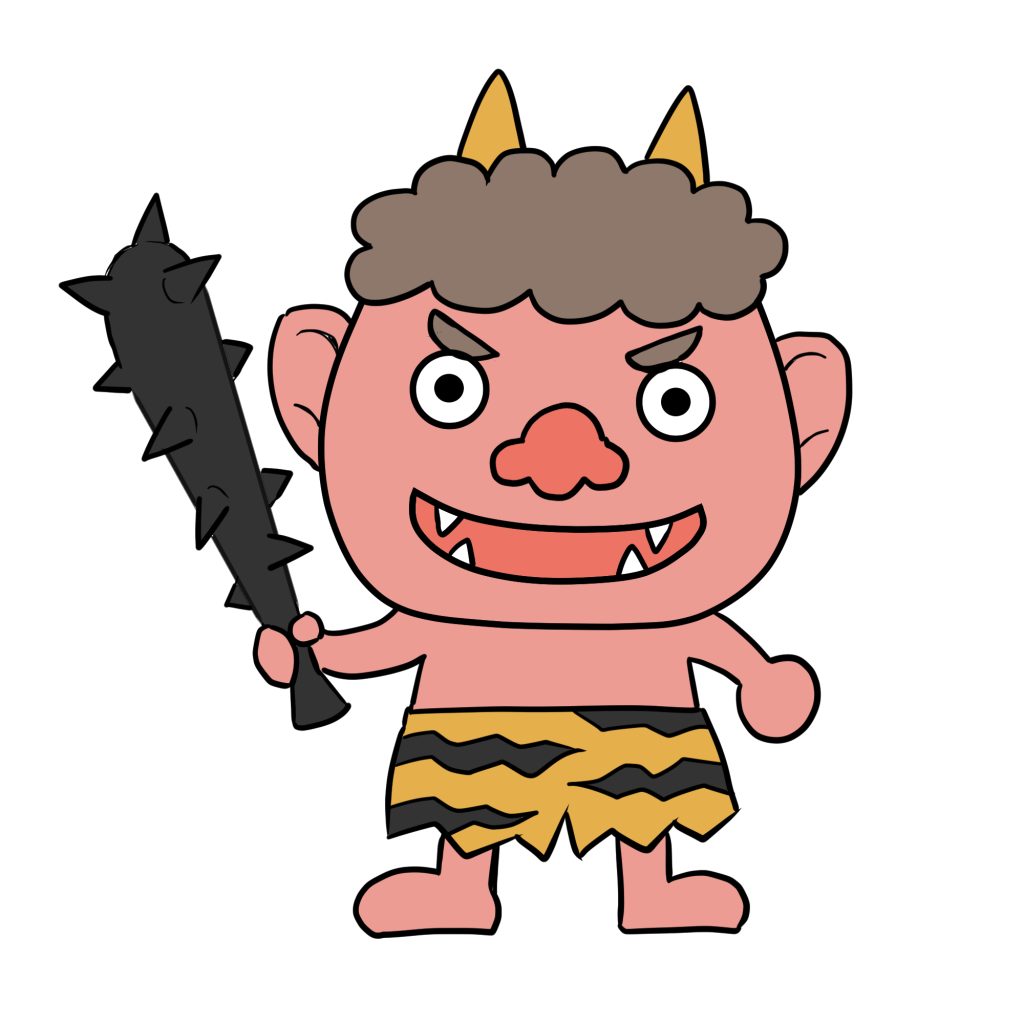 鬼 の 絵
