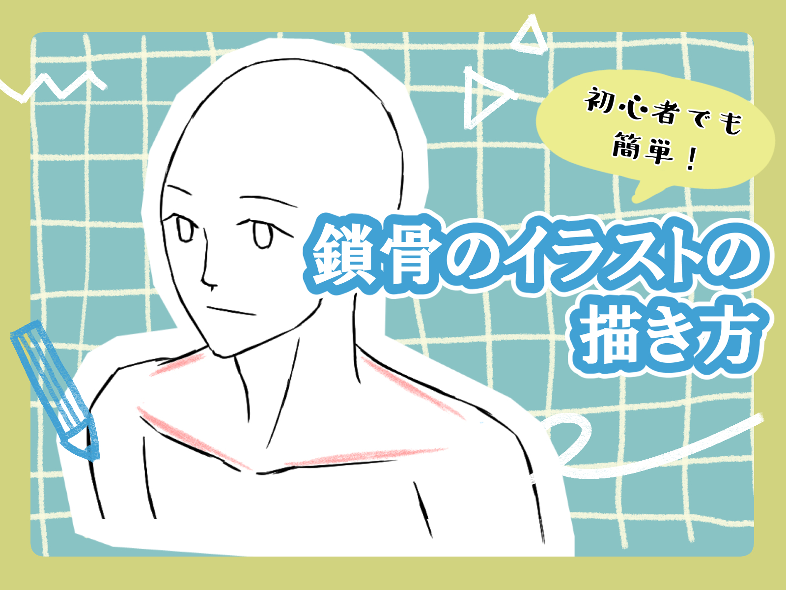 鎖骨 描き 方