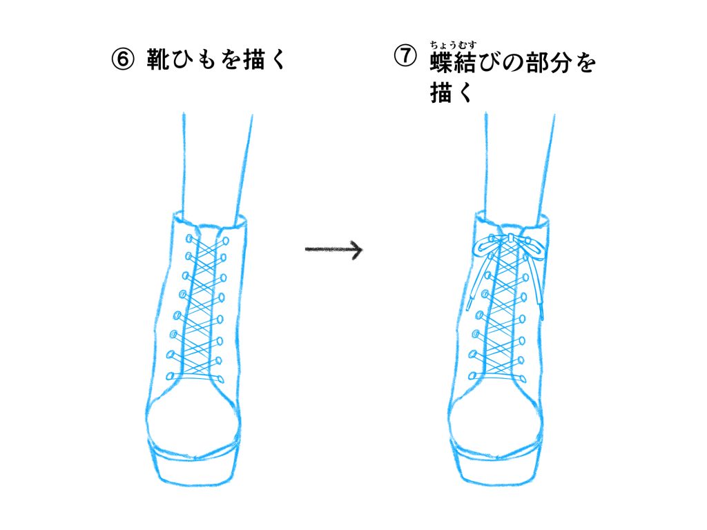 靴 の 描き 方