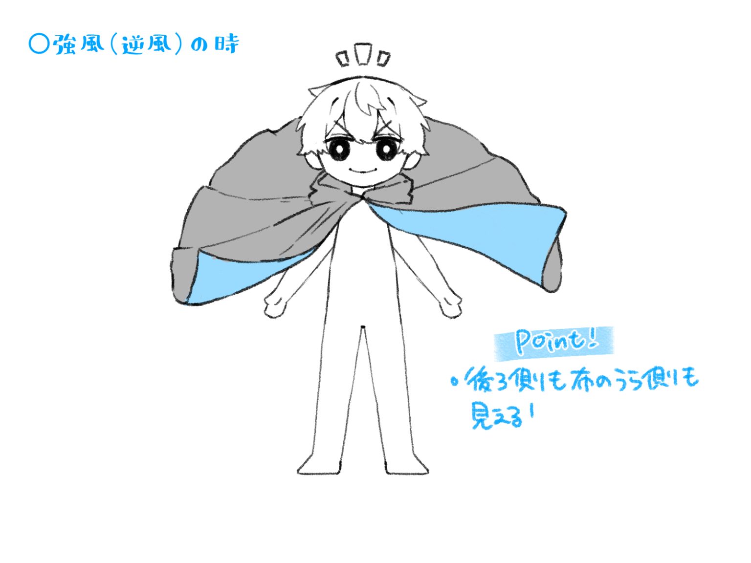 初心者も簡単！マントのイラストの描き方 - オンラインイラスト教室アタムアカデミー
