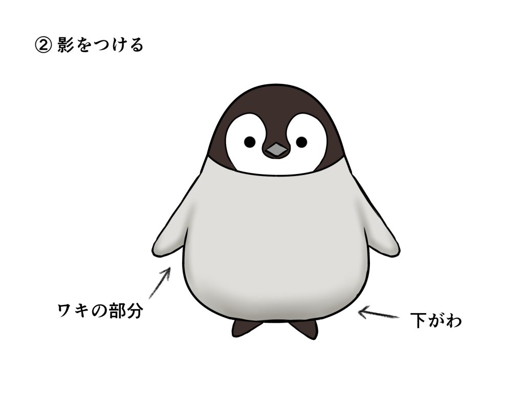 ペンギン の イラスト かわいい
