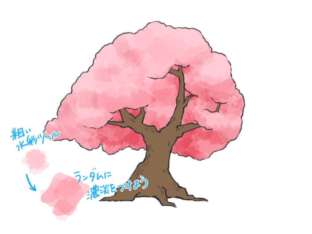 桜 イラスト 木