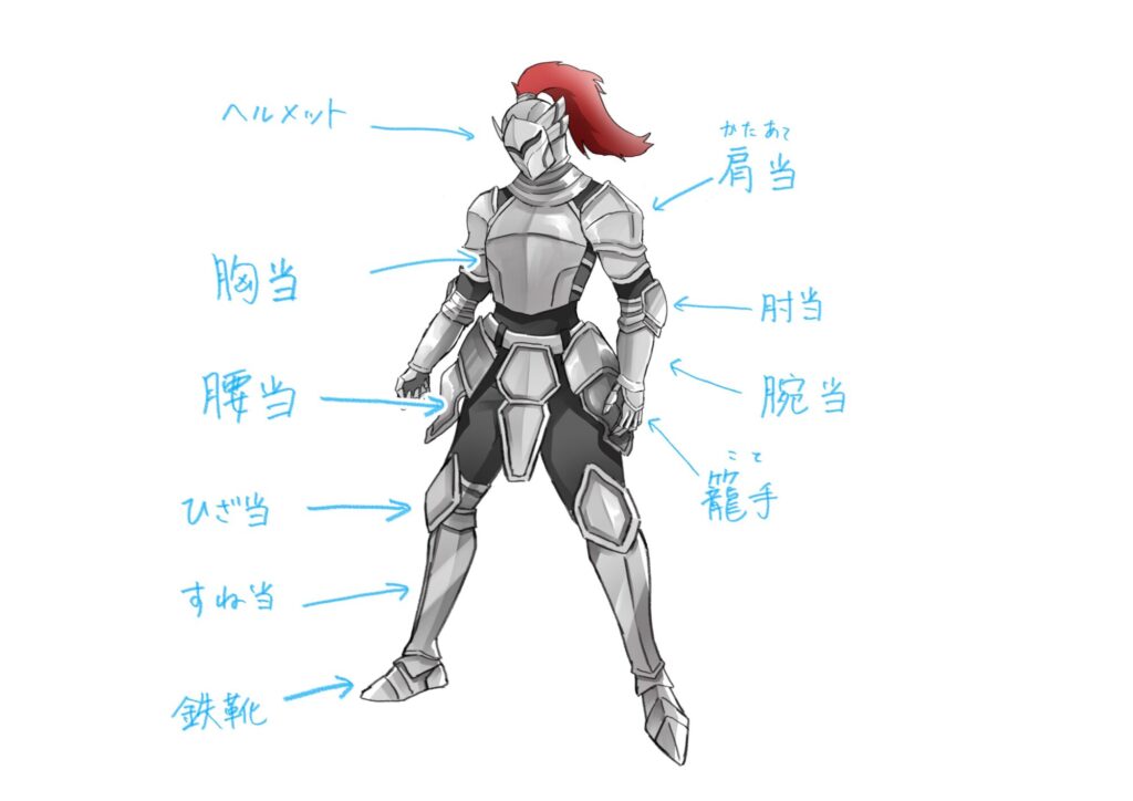 初心者も簡単！鎧のイラストの描き方 - オンラインイラスト教室アタム 