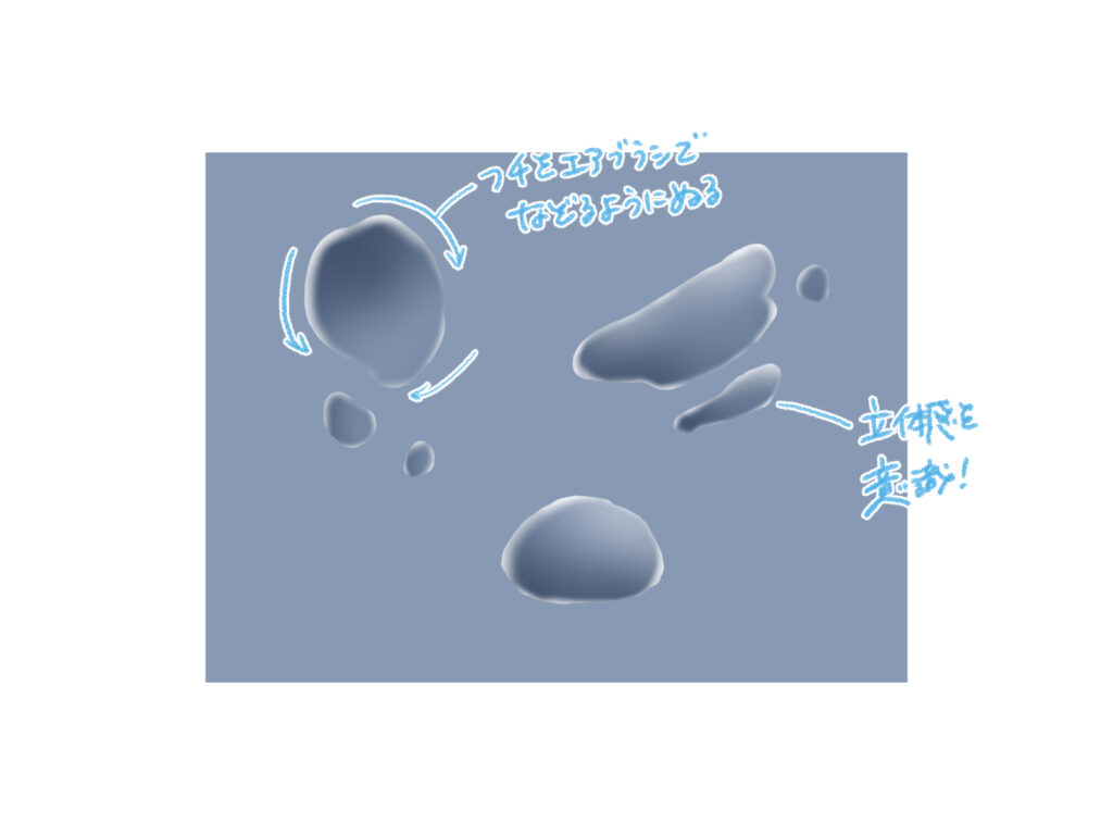 水滴 描き 方