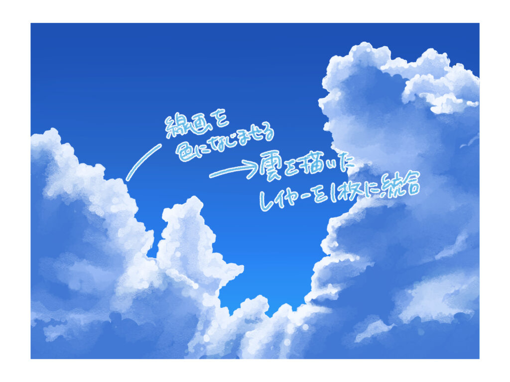 雲 の 書き方
