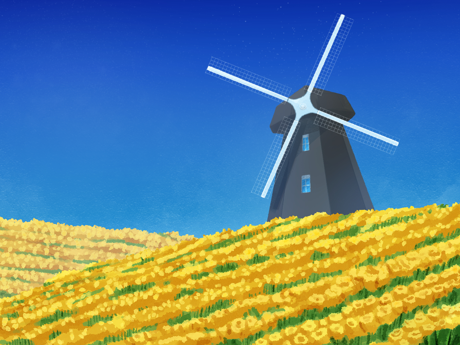 初心者も簡単！風景のイラストの描き方 - オンラインイラスト教室
